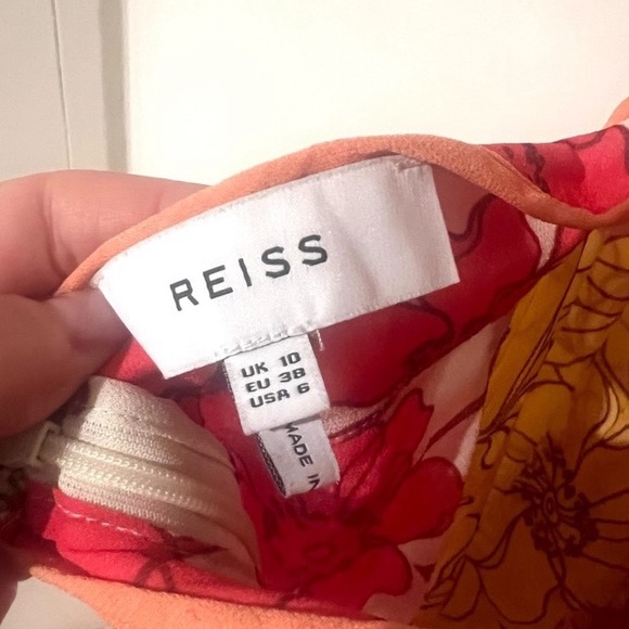 NWOT REISS Isla Resort Print Midi Dress - Picture 5 of 5